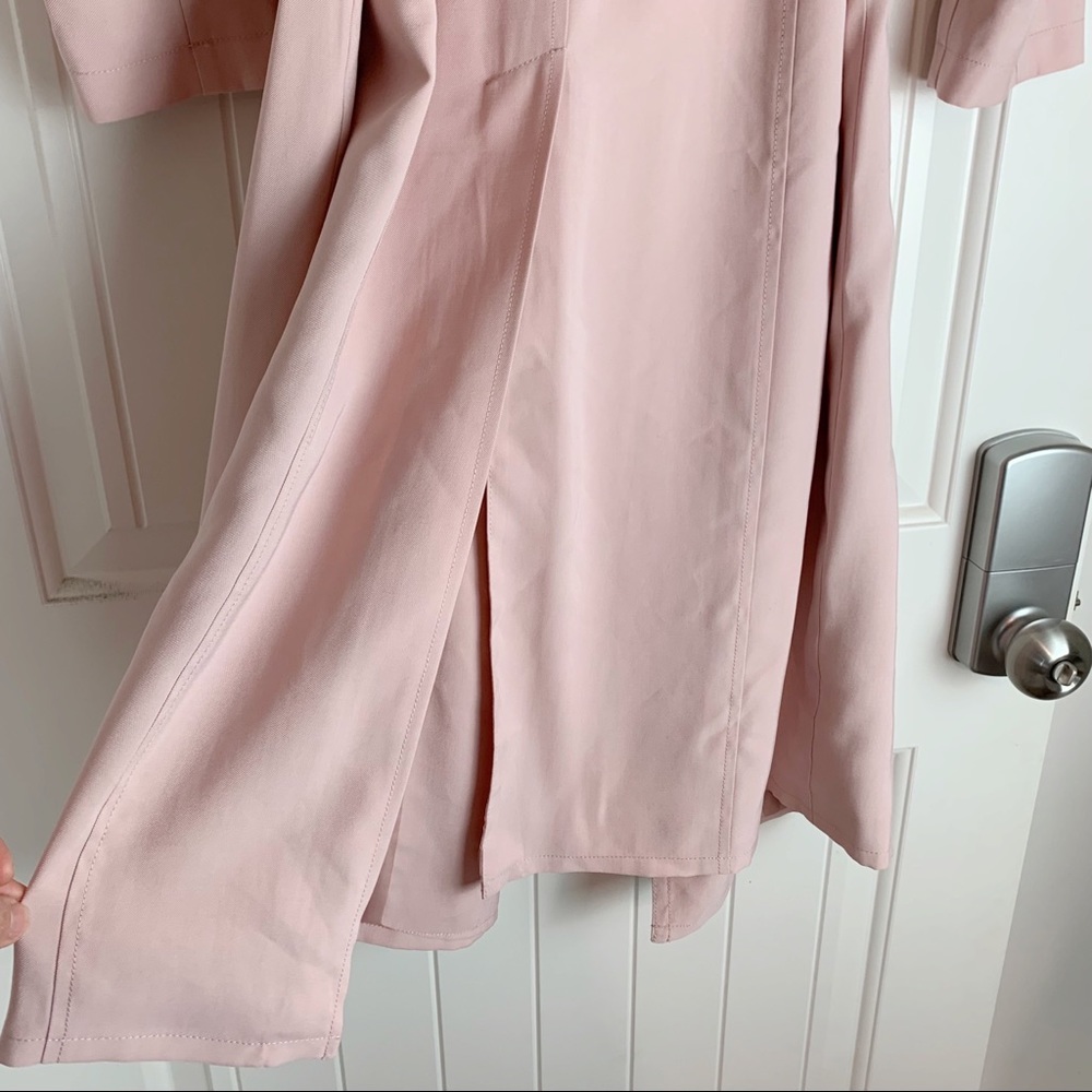 Banana Republic Pink Trench Coati - Picture 4 of 7